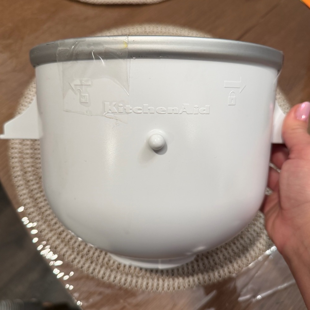 KitchenAid White Ice Cream Attachment